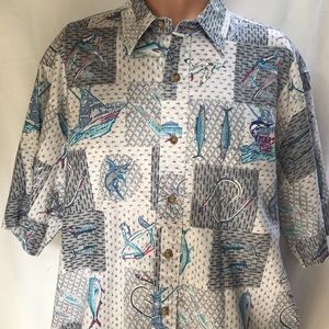 Bluewater Wear Men's Fishing Shirt Short Sleeve